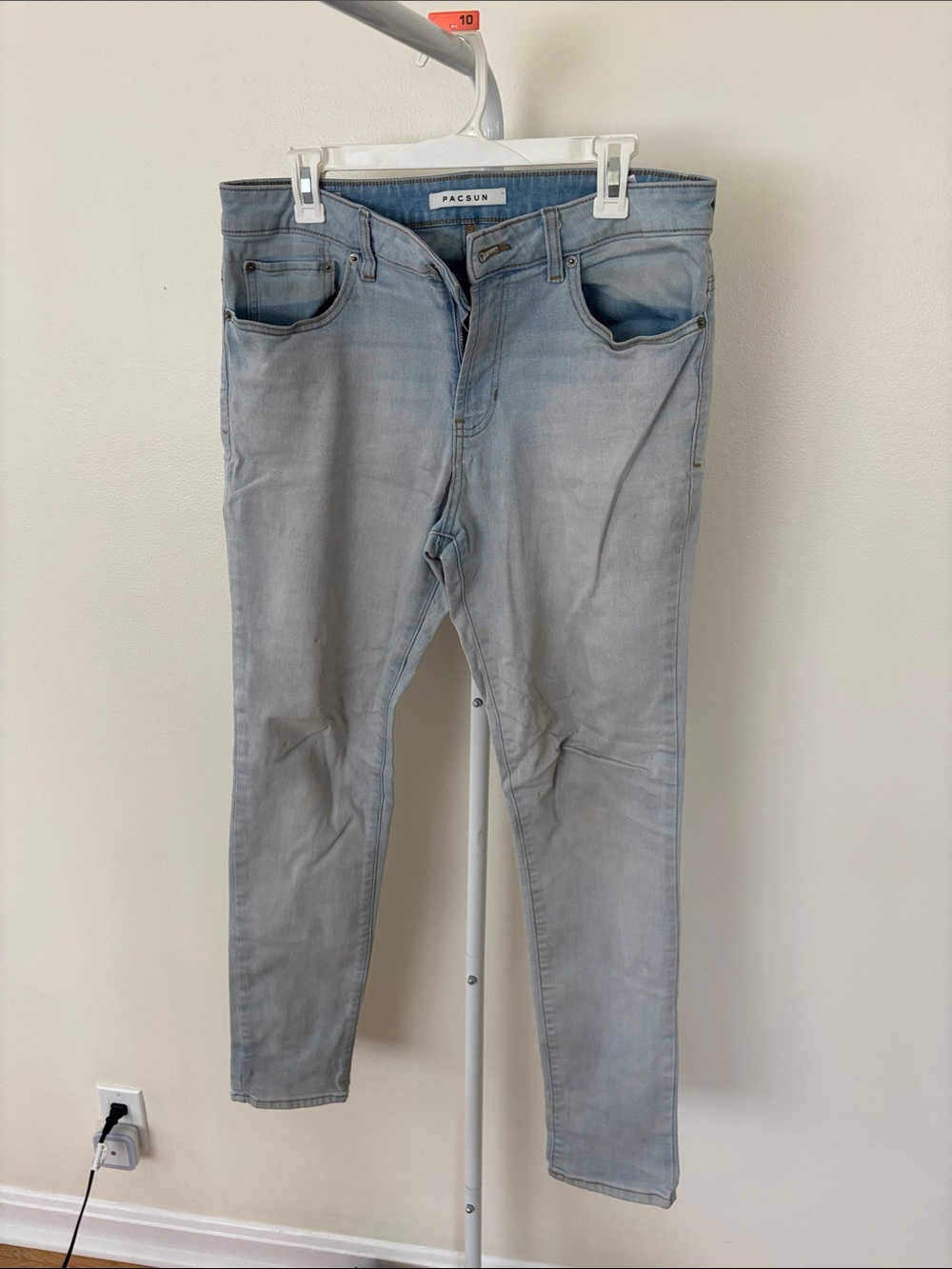 PacSun Men’s Slim Light Denim Jeans - Pale Blue